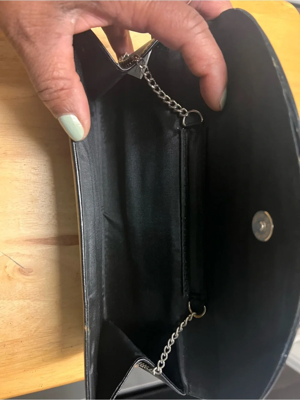 Guess Black Shoulder Laptop shape Bag with Red Logo and Branded Strap